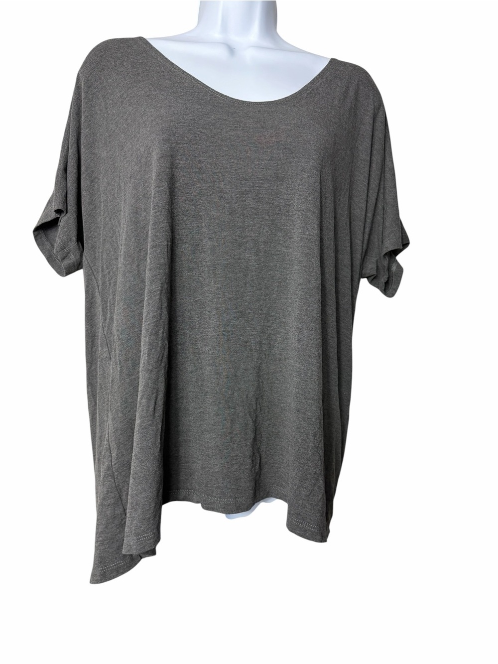 Hatch Maternity Black Soft Short Sleeve V-neck T-Shirt Size 2 Medium